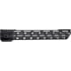 Presma M-LOK Free Float Handguard w/Partial Top Rail, 15 in, Black, UMM38D15-H