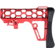 Presma Skeletonized 223/5.56/308 Buttstock Mil-Spec Tube, 6 Position, Red, AAST25-R