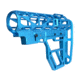 Presma Skeletonized Aluminum 6 Position Stock, Blue, AAST22-BL