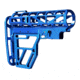 Presma Skeletonized Aluminum 6 Position Stock, Dark Blue, AAST22-DBL