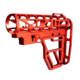 Presma Skeletonized Aluminum 6 Position Stock, Red, AAST22-R