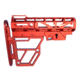 Presma Skeletonized Aluminum 6 Position Stock, Red, AAST22-R