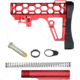 Presma Skeletonized Mil-Spec Stock Assembly, Red, A25K-R