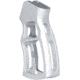Presma Skeletonized Rear Pistol Grip for AR15, AR-10 LR-308, Silver, GP30-S