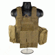 Sniper Cross Draw Tactical Multi Function Vest, Tan, ASVT02-T