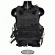 Sniper Tactical Multi Function Molle Plate Vest with Carrier for Bullet Clips/Bullets with Pouch, Black, ASVT01-B