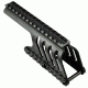 Sniper Tactical Saddle Scope Sight Weaver/Picatinny Rail Mount For Remington 870 Compatible, Black, MRM87