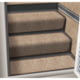 Prest-O-Fit Decorian Step Huggers Stair Step Rug - 13.5in x 23.5in, Sandstone, 5-0068