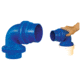 Prest-O-Fit Line Universal Elbow, Blue, 1-0001