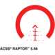 Primary Arms 1-6X24mm First Focal Plane Rifle Scope w/ACSS Raptor 5.56 Reticle, Black, PA1-6X24FFP-R-5.56