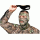 Primos Stretch-Fit Face Mask, 3/4, Cotton, Realtree APG HD, 6737