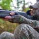 Primos Hunting Stretch Fingerless Gloves, Mossy Oak Bottomland, One Size, PS6681