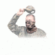 Primos Stretch-Fit Face Mask, Half Mask, Mossy Oak New Break Up, 6229