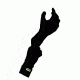 Primos Hunting Stretch-Fit Gloves w/Extended Cuff, Black PS6790