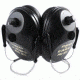 Pro Ears Pro 300 Wind Abatement Hearing Protection NRR 26dB Behind Head Earmuffs, Black