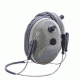 Pro Ears Pro Tac Plus Gold Low Profile NRR 26 Earmuffs, Green, Behind the Head w/ Lithium Batteries