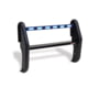 Pro-Gard Industries Black Powder Coated Steel, Standard Push Bumper W/ Intergrated, Two Head, All Blue Led Ion's - PB36INT13ION2B
