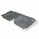 Pro-Gard Industries Charcoal Grey Abs, Floor Pan - FP47UINT13