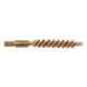 Pro-Shot Pro-Shot Brass Core-Bronze Bristle Pistol Length Bore Brush .22 Caliber, Bronze Bristles w/ Brass Core, 22P