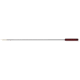Pro-Shot One Piece Stainless Steel Pistol Cleaning Rod, .22 Caliber and Up, 18 in, Steel, 1PS-18-22/U