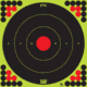 Pro-Shot Pro-Shot Splatter Shot Bulls-eye Target, 17.25 in, Green, Black, Pack of 5 Long Range-17.25-5PK, Green, Black, Long Range-17.25-5PK