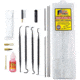 Pro-Shot Universal Box Gun Cleaning Kit w/Swivel T Handle, Stainless Steel, .22 Cal. - 12 Ga. UVBOXKIT