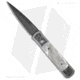 Pro-Tech Knives Godfather Ultimate Custom Automatic Folding Knife, 4.00in, Damascus, Spear Point Blade, Mother of Pearl, Gray/White Handle, Stainless, Gray/White/Black, 9.25 inch, BHQ-7400