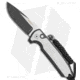 Pro-Tech Knives Les George Rockeye Steel Custom Automatic Folding Knife, 3.375in, D2, Drop Point Blade, Stainless Steel, Black/Gray Handle, Black/Gray/Black, 8.375 inch, BHQ-50427