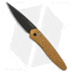 Pro-Tech Knives Newport Custom Automatic Folding Knife, 3.00in, CPM S35VN, Spear Point Blade, Stainless Steel, Copper/Rose Handle, Steel, Copper/Rose/Black, 7.125 inch, BHQ-83456