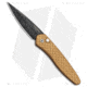 Pro-Tech Knives Newport Custom Automatic Folding Knife, 3.00in, Damascus, Spear Point Blade, Stainless Steel, Copper/Rose Handle, Damascus, Copper/Rose/Black, 7.125 inch, BHQ-88612