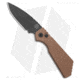 Pro-Tech Knives Strider + PT Automatic Folding Knife, 3.00in, CPM MagnaCut, Drop Point Blade, Aluminum, Tan Handle, Gridlock FDE, Tan/Black, 7.00 inch, BHQ-208950