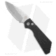 Pro-Tech Knives Strider + PT Automatic Folding Knife, 3.00in, CPM MagnaCut, Drop Point Blade, Aluminum, Black Handle, Gridlock, Black/Gray, 7.00 inch, BHQ-209369