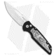 Pro-Tech Knives TR-3 Shaw Steampunk Automatic Folding Knife, 3.375in, 154CM, Drop Point Blade, Aluminum, Black Handle, Black/Gray, 8.00 inch, BHQ-79348