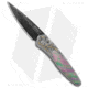 Pro-Tech Knives Ultimate Custom Newport Automatic Folding Knife, 3.00in, Damascus, Spear Point Blade, Titanium, Bronze Handle, Ti 24K Gold Engraved, Bronze/Black, 7.125 inch, BHQ-131642