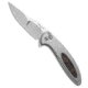 Pro-Tech Pro-Tech Custom Cambria Knife Gray Aluminum + TechnoCarbo Copper 3.5&quot; Mirror, Gray, 154CM, adult, BHQ-218733