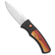 Pro-Tech Pro-Tech Duke 2 Automatic Knife Black Unique Micarta 2.7" SW MagnaCut, Black/Orange/Yellow, CPM MagnaCut, adult, BHQ-226291