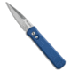 Pro-Tech Knives Godson Automatic Folding Knife, 3.15in, 154CM, Spear Point Blade, Aluminum, Blue Handle, Satin, Blue/Gray, 7.56 inch, BHQ-68056