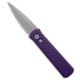 Pro-Tech Knives Godson Automatic Folding Knife, 3.15in, 154CM, Spear Point Blade, Aluminum, Purple Handle, Stonewash, Purple/Gray, 7.56 inch, BHQ-100992