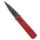 Pro-Tech Knives Godson Automatic Folding Knife, 3.15in, 154CM, Spear Point Blade, Aluminum, Red Handle, Standard, Red/Black, 7.56 inch, BHQ-183727