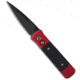 Pro-Tech Knives Godson Red Automatic Folding Knife, 3.15in, 154CM, Spear Point Blade, G-10, Black/Red Handle, Black/Red/Gray, 7.56 inch, BHQ-9421