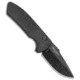 Pro-Tech Knives Les George SBR Automatic Folding Knife, 2.625in, CPM S35VN, Drop Point Blade, Aluminum, Black Handle, Left-Handed, Black/Black, 6.50 inch, BHQ-141223