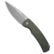 Pro-Tech Knives Magic 2 Whiskers Automatic Folding Knife, 3.75in, 154CM, Spear Point Blade, Aluminum, Green Handle, Stonewash, Green/Gray, 8.625 inch, BHQ-216796