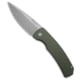 Pro-Tech Knives Magic 2 Whiskers Automatic Folding Knife, 3.75in, 154CM, Spear Point Blade, Aluminum, Green Handle, Stonewash, Green/Gray, 8.625 inch, BHQ-216796