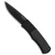 Pro-Tech Knives Magic BR-1 Whiskers Automatic Folding Knife, 3.125in, 154CM, Drop Point Blade, Aluminum, Carbon Fiber, Black Handle, Smooth, Black/Black, 7.25 inch, BHQ-86317
