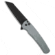 Pro-Tech Pro-Tech Malibu Reverse Tanto Button Lock Knife Gray Al 3.25" DLC MagnaCut, Gray, CPM MagnaCut, adult, BHQ-228324