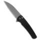 Pro-Tech Knives Malibu Wharncliffe Flipper Folding Knife, 3.25in, CPM MagnaCut, Wharncliffe Blade, Aluminum, Black Handle, Stonewash, Black/Gray, 7.50 inch, BHQ-182153