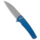 Pro-Tech Knives Malibu Wharncliffe Flipper Folding Knife, 3.25in, CPM MagnaCut, Wharncliffe Blade, Aluminum, Blue Handle, Smooth, Blue/Gray, 7.50 inch, BHQ-183585