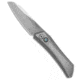Pro-Tech Knives Oligarch MagnaCut Automatic Folding Knife, 3.25in, CPM MagnaCut, Sheepsfoot Blade, Steel, Gray Handle, Weave Texture, Gray/Gray, 7.50 inch, BHQ-202452