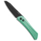 Pro-Tech Knives Oligarch MagnaCut Automatic Folding Knife, 3.25in, CPM MagnaCut, Sheepsfoot Blade, Aluminum, Blue Handle, DLC, Blue/Black, 7.63 inch, BHQ-218123