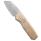 Pro-Tech Knives Runt 5 Reverse Tanto Automatic Folding Knife, 2.00in, CPM MagnaCut, Reverse Tanto Blade, Aluminum, Bronze Handle, Bronze/Gray, 5.18 inch, BHQ-185869
